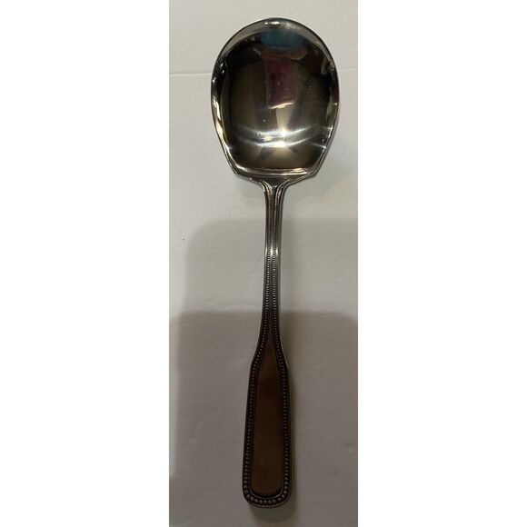 "1776' Stainless By Salem Japan 6 Piece Serving Set Beaded Edge - Picture 4 of 9